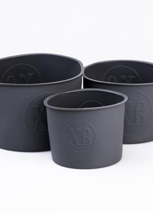 Силиконовый набор для выпечки куличей пасхи 3 штуки 10.5  9.0  8.5 см форма для запекания