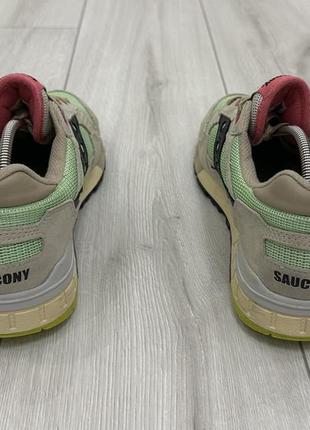 Мужские кроссовки saucony shadow 5000 beige (28 см)4 фото