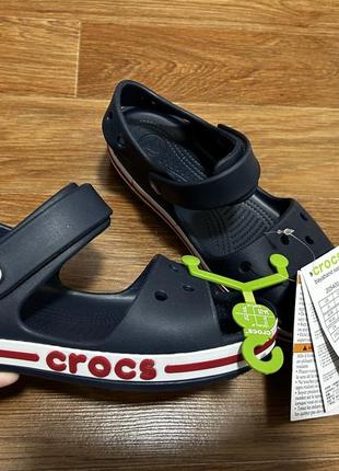 Босоножки, сандалии, кроксы crocs, размер j3 ( 34-35р)5 фото