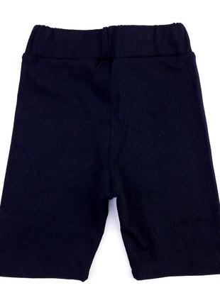 Детские шорты для девочки 9302 122-146см черный