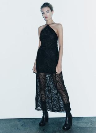 Вечірня сукня сукня-сліп  від zara, розмір  xl1 фото