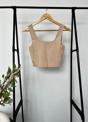 Бандажний топ zara m4 фото