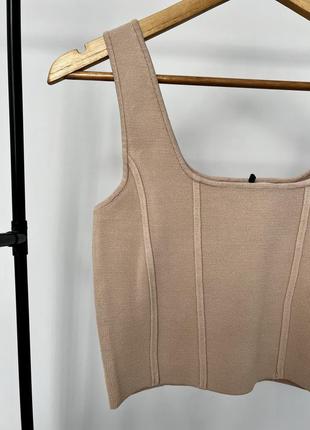 Бандажний топ zara m2 фото