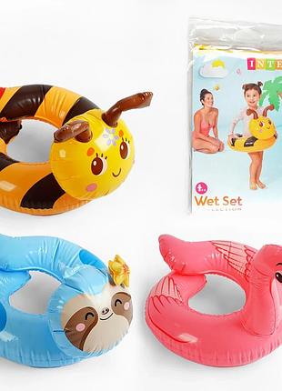 Intex коло 59220 np "тварини"  3 види, розміром 70х69х61см, від 3-х років