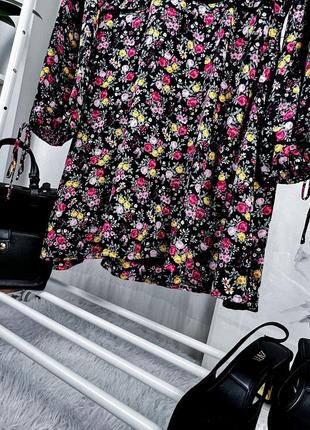 Платье цветочное h&amp;m💐7 фото