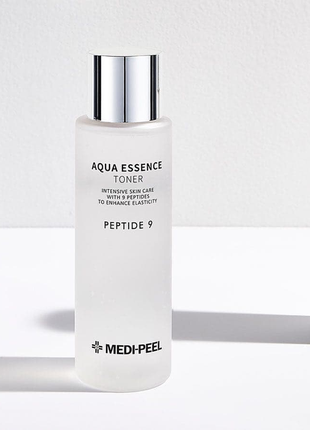 Medi-peel peptide 9 aqua essence toner увлажняющий тонер с комплексом 9 пептидов