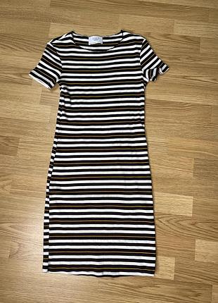 Плаття zara в рубчик 2