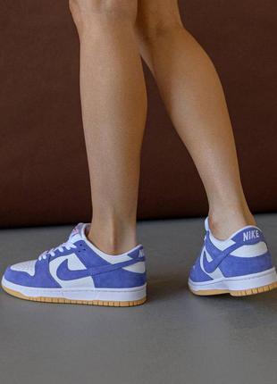 Жіночі кросівки nike sb dunk low pro iso orange label court purple, кеди жіночі найк білі. жіноче взуття4 фото