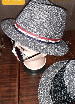 Шляпа федора летняя натуральная5 фото