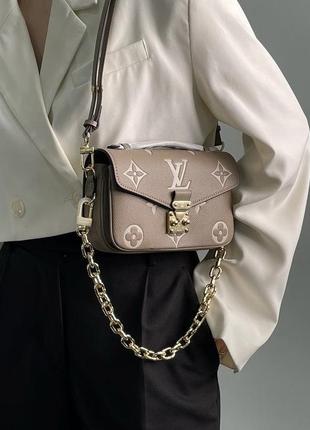 Louis vuitton pochette métis east west bag beige1 фото