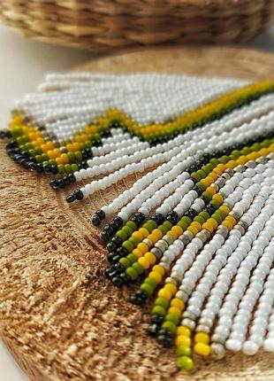 Серьги "зеленые дороги"