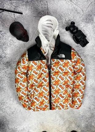 Оранжевая мужская зимняя куртка.7-412