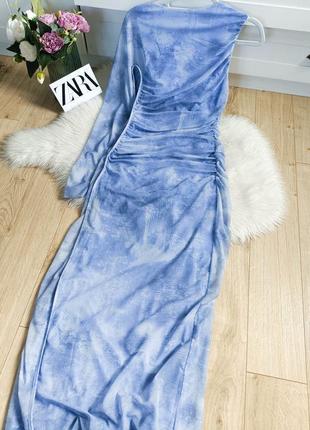 Асимметричное тюлевое платье от zara, размер xs, l1 фото