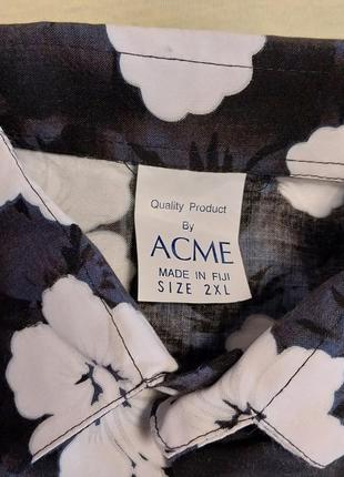 Новая качественная стильная брендовая рубашка acme original made in fiji2 фото