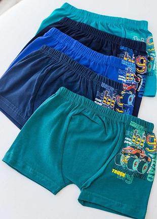 Шортики на хлопчика - велика машинка 5 шт