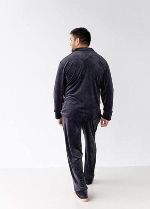 Чоловіча піжама штани + кофта на ґудзиках4 фото