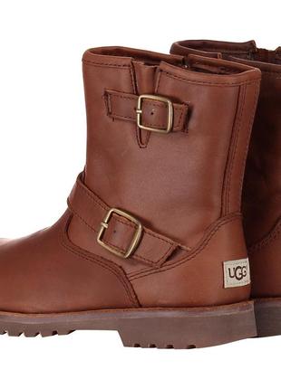 Кожаные деми ботинки, сапоги ugg  harwell, оригинал, р-р 35, стелька 24 см4 фото