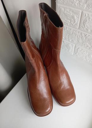 Ботильоны ботинки кожа сток