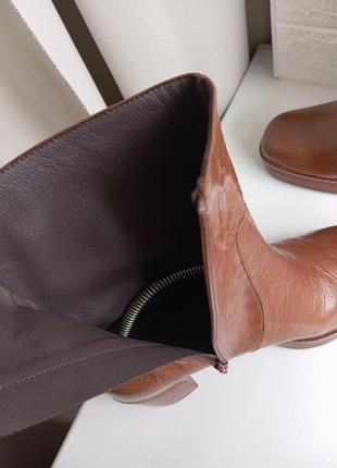 Ботильоны ботинки кожа сток