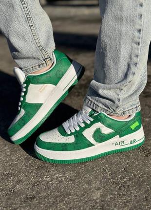 Nike air force lv by virgil abloh green