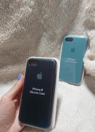 Чехол silicone case iphone 8