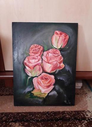 Розовые розы, цветы,  30х402 фото