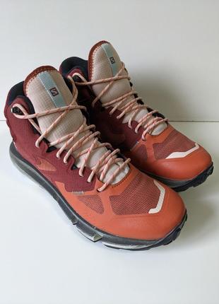 ❗️❗️❗️кроссовки высокие треккинговые salomon predict hike mid yorkx goretex art no 414606 38 г. оригинал