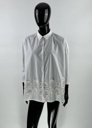 Итальянская дизайнерская блузка рубашка премиум бренд1 фото