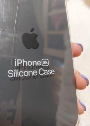 Чехол silicone case iphone se4 фото