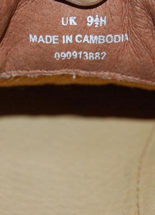 Туфлі мокасини clarks р.43-44 original cambodia9 фото