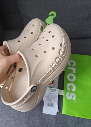 Оригинальные crocs baya platform clog, размер w7