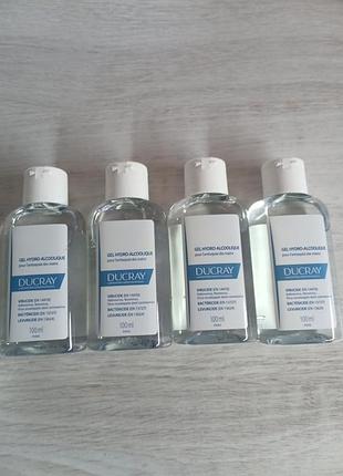 Антисептик для рук ducray gel hydro-alcoolique 100ml 4шт
