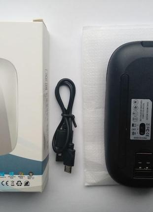 Беспроводная аккумуляторная мышка с подсветкой и bluethooth для пк, ноутбука, планшета + подарок3 фото