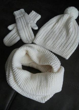 Шапка, шарф, рукавички)1 фото