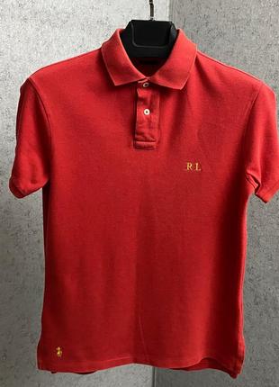 Красная футболка поло от бренда polo ralph lauren2 фото