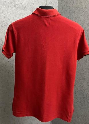 Красная футболка поло от бренда polo ralph lauren4 фото