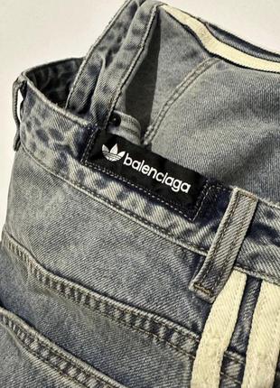 ❗️новинка❗️ джінси  balenciaga x adidas jeans blue4 фото