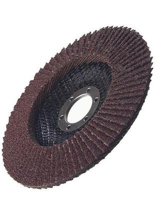 Диск шліфувальний пелюстковий 125 x 22мм зерно k40 intertool bt-0204