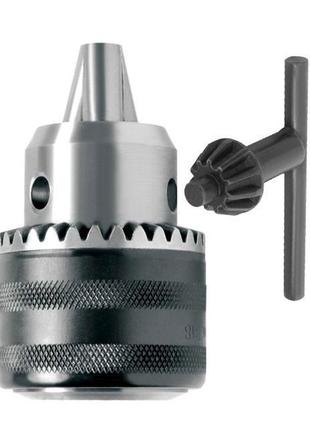 Патрон до дриля із ключем 12 x 1.25, 3-16.0мм intertool st-1623