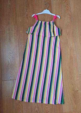 Летний длинный сарафан для девочки/ летнее платье1 фото