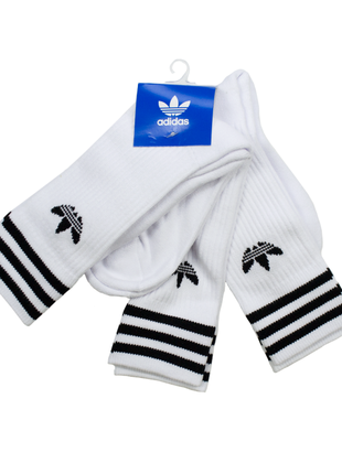 Шкарпетки adidas original високі білі м 38-42 high crew s214891 фото