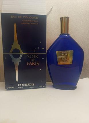 Soir de paris ( evening in paris ) bourjois 230 мл винтаж