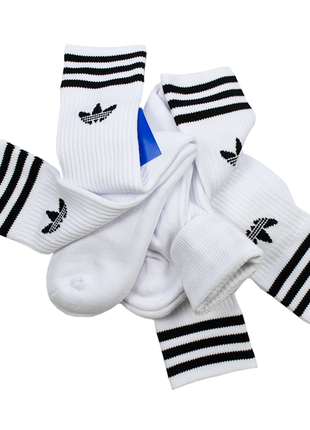 Шкарпетки adidas original  м 38-42 high crew s21489 високі білі1 фото