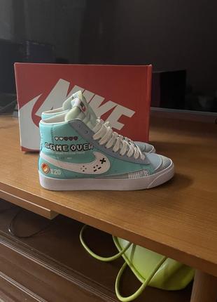 Крутые кеды nike blazer custom