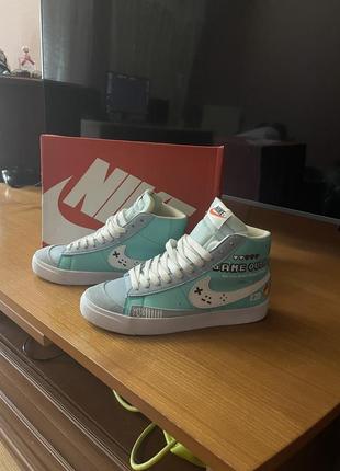 Крутые кеды nike blazer custom2 фото