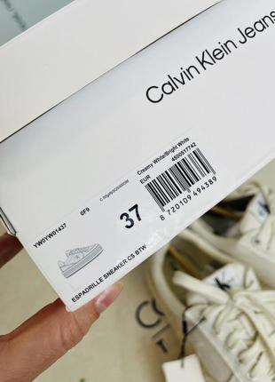 Еспадрильи кеды на платформе calvin klein8 фото