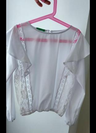 Праздничная блуза для девочки1 фото