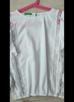 Праздничная блуза для девочки4 фото