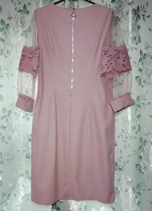 Вечернее платье нежно розовое2 фото