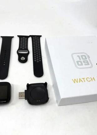 Умные смарт часы smart watch t55 с 2 ремешками, поддержка звонков, спортивные режимы, влагозащита ip 67 nbm6 фото